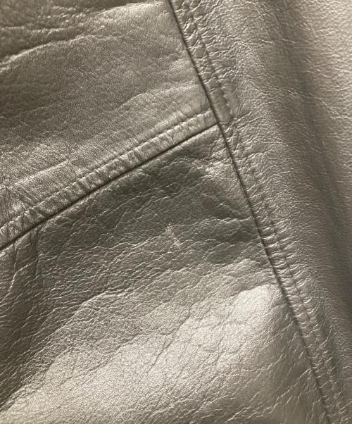 BUGLE BOY（ビューグルボーイ）BUGLE BOY (ビューグルボーイ) 90’ｓレザーフライトジャケット ブラック サイズ:SIZE Mの古着・服飾アイテム