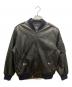 BUGLE BOY（ビューグルボーイ）の古着「90’ｓレザーフライトジャケット」｜ブラック