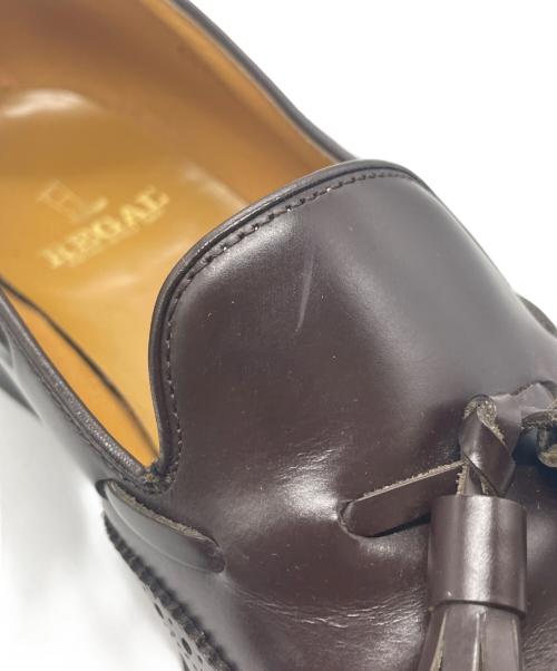 REGAL（リーガル）REGAL (リーガル) タッセルウィングチップローファー ブラウン サイズ:26.5CMの古着・服飾アイテム