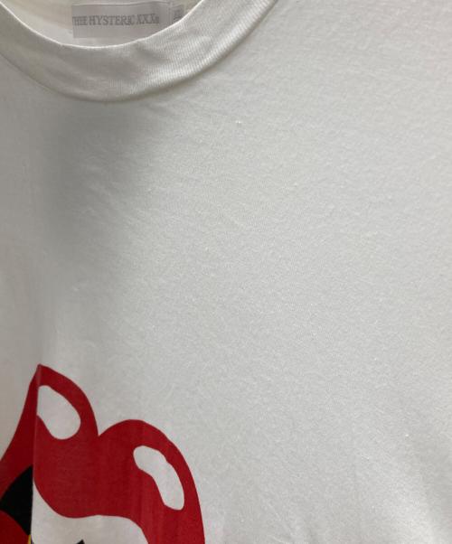 Thee Hysteric XXX（ジィ ヒステリックトリプルエックス）Thee Hysteric XXX (ジィ ヒステリックトリプルエックス) THE ROLLING STONES RS ホワイト サイズ:XLの古着・服飾アイテム