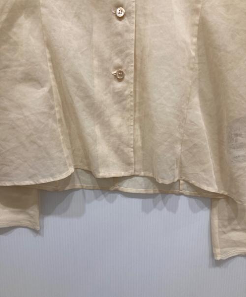 Plage（プラージュ）Plage (プラージュ) SHEER COTTON VN ブラウス ベージュ サイズ:-の古着・服飾アイテム