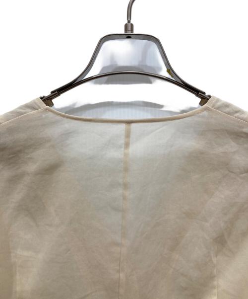 Plage（プラージュ）Plage (プラージュ) SHEER COTTON VN ブラウス ベージュ サイズ:-の古着・服飾アイテム