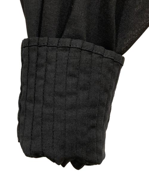 rito structure（リト ストラクチャー）rito structure (リト ストラクチャー) SHIRRING STAND COLLAR BLOUSE ブラック サイズ:SIZE 1の古着・服飾アイテム