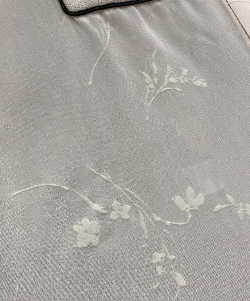 acka（エーシーケーエー）Acka (エーシーケーエー) バンドカラーシアーシャツ ベージュ サイズ:freeの古着・服飾アイテム