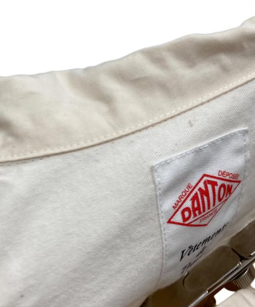 DANTON（ダントン）DANTON (ダントン) 丸襟ワークジャケット アイボリー サイズ:36の古着・服飾アイテム