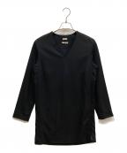 HERMESエルメス）の古着「サイドジップワンピース」｜ブラック