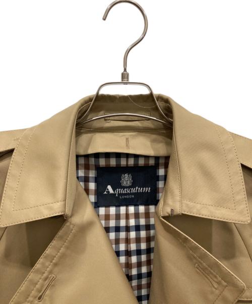 Aquascutum（アクアスキュータム）Aquascutum (アクアスキュータム) トレンチコート ベージュ サイズ:8の古着・服飾アイテム