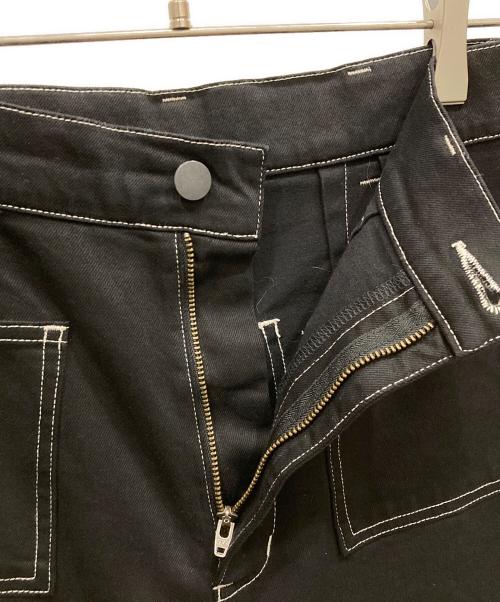 Ron Herman（ロンハーマン）Ron Herman (ロンハーマン) ブラックワイドパンツ ブラック サイズ:XSの古着・服飾アイテム