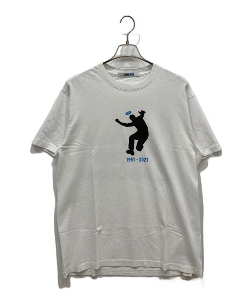 UNION（ユニオン）UNION (ユニオン) THE BEST FUKING SOUND AROUND Tシャツ ホワイト サイズ:Ⅼの古着・服飾アイテム