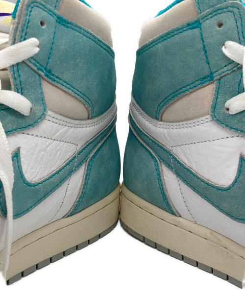 NIKE（ナイキ）NIKE (ナイキ) AIR JORDAN1 ブルー×ホワイト サイズ:28の古着・服飾アイテム