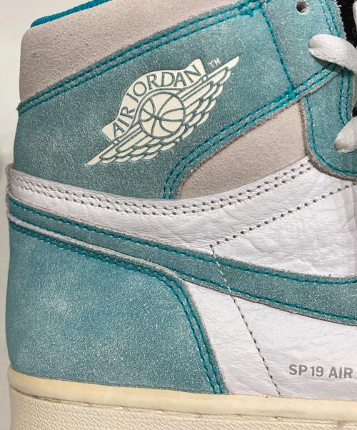 NIKE（ナイキ）NIKE (ナイキ) AIR JORDAN1 ブルー×ホワイト サイズ:28の古着・服飾アイテム