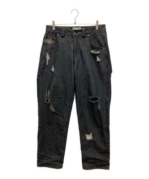 Dime（ダイム）Dime (ダイム) Secret Baggy Denim Pants ブラック サイズ:30の古着・服飾アイテム