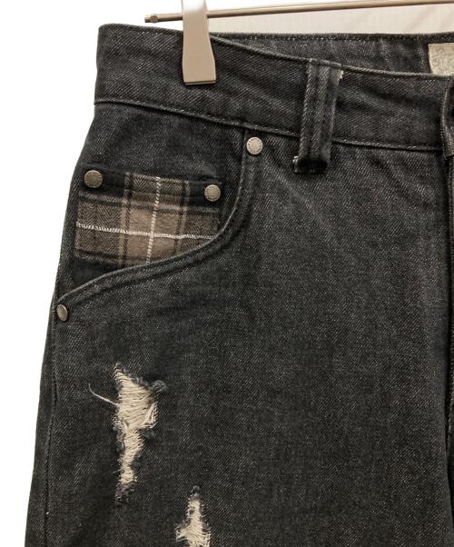 Dime（ダイム）Dime (ダイム) Secret Baggy Denim Pants ブラック サイズ:30の古着・服飾アイテム