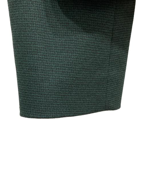 BOSS HUGO BOSS（ボス ヒューゴボス）BOSS HUGO BOSS (ボス ヒューゴボス) ノーカラージャケット グリーン サイズ:48の古着・服飾アイテム