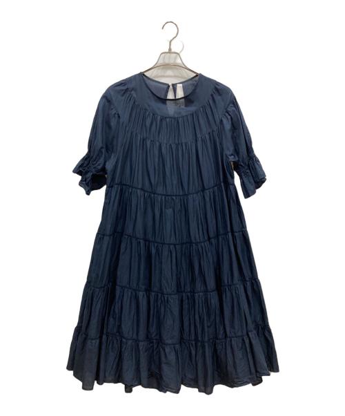 merlette（マーレット）Merlette (マーレット) ティアードドレス ネイビー サイズ:XSの古着・服飾アイテム