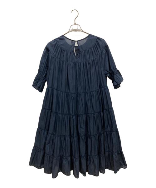 merlette（マーレット）Merlette (マーレット) ティアードドレス ネイビー サイズ:XSの古着・服飾アイテム