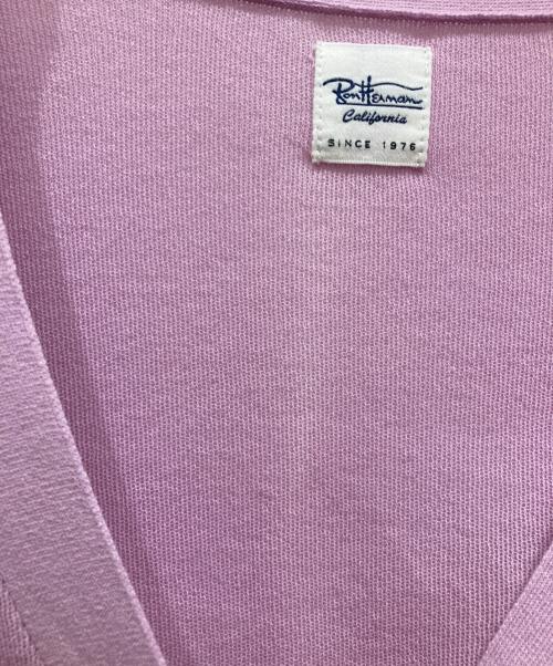 Ron Herman（ロンハーマン）Ron Herman (ロンハーマン) V Neck Knit Cardigan ピンク サイズ:XSの古着・服飾アイテム