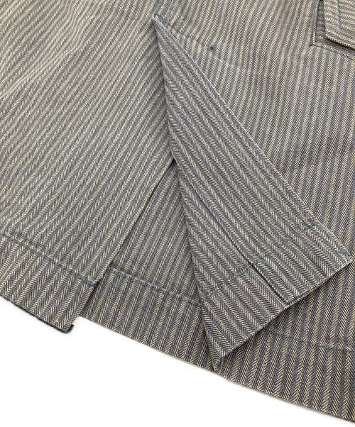 Vivienne Westwood RED LABEL（ヴィヴィアンウエストウッドレッドレーベル）Vivienne Westwood RED LABEL (ヴィヴィアンウエストウッドレッドレーベル) ストライプカーゴスカート グレー サイズ:2の古着・服飾アイテム