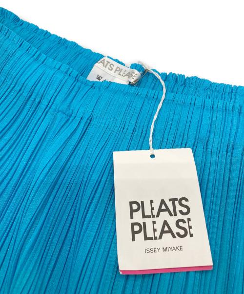 PLEATS PLEASE（プリーツプリーズ）PLEATS PLEASE (プリーツプリーズ) プリーツパンツ ブルー×グレー サイズ:1の古着・服飾アイテム