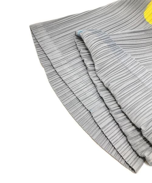 PLEATS PLEASE（プリーツプリーズ）PLEATS PLEASE (プリーツプリーズ) プリーツパンツ ブルー×グレー サイズ:1の古着・服飾アイテム