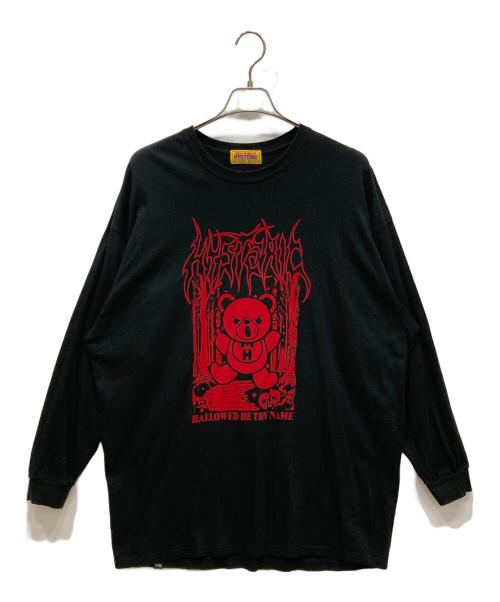 Hysteric Glamour（ヒステリックグラマー）Hysteric Glamour (ヒステリックグラマー) HALLOWED BE THY NAME オーバーサイズTシャツ ブラック サイズ:freeの古着・服飾アイテム