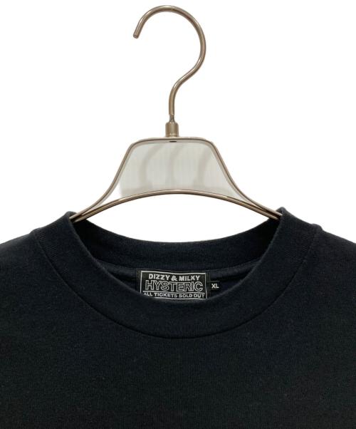 Hysteric Glamour（ヒステリックグラマー）Hysteric Glamour (ヒステリックグラマー) LIPS TEAR Tシャツ ブラック サイズ:XLの古着・服飾アイテム