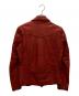 JACKROSE (ジャックローズ) ゴートレザージャケット レッド サイズ:3：18000円