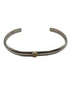 ARIZONA FREEDOMアリゾナ フリーダム）の古着「太陽神K18プレーンバングル」｜シルバー×ゴールド