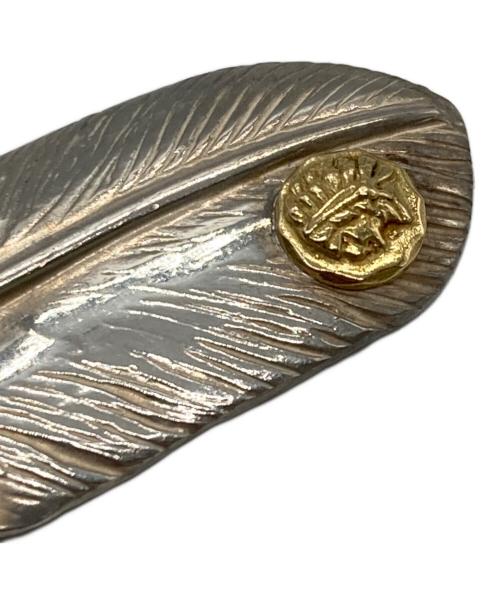 Tady & King（タディアンドキング）Tady & King (タディアンドキング) 左向き特大SVインディアンフェザートップ シルバーの古着・服飾アイテム