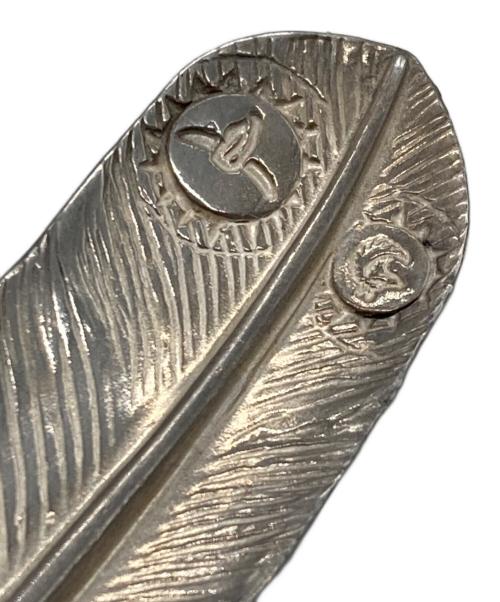 Tady & King（タディアンドキング）Tady & King (タディアンドキング) 左向き特大SVインディアンフェザートップ シルバーの古着・服飾アイテム