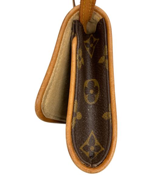 LOUIS VUITTON（ルイ ヴィトン）LOUIS VUITTON (ルイ ヴィトン) モノグラム　ポシェットツインGM ショルダーバッグ ブラウンの古着・服飾アイテム