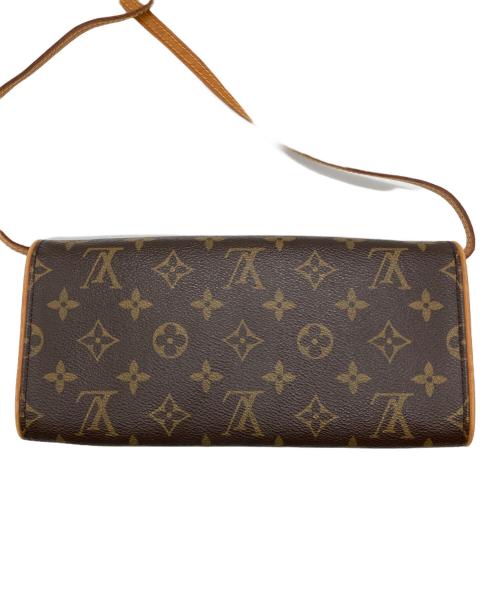 LOUIS VUITTON（ルイ ヴィトン）LOUIS VUITTON (ルイ ヴィトン) モノグラム　ポシェットツインGM ショルダーバッグ ブラウンの古着・服飾アイテム