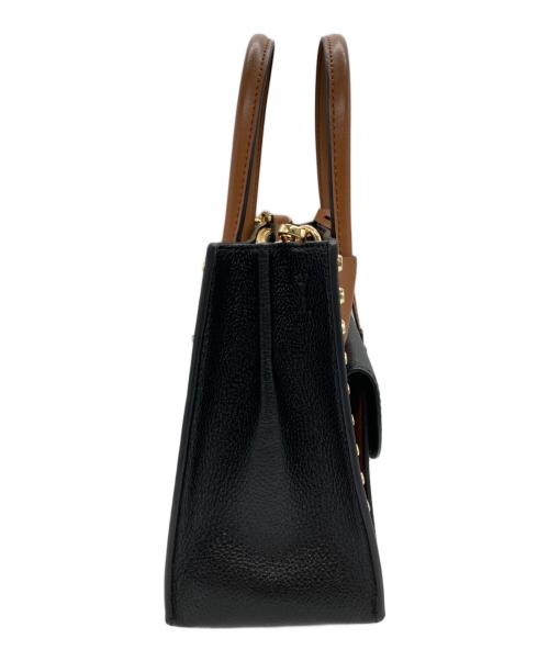 MICHAEL KORS（マイケル・コース）MICHAEL KORS (マイケルコース) 2WAYショルダーバッグ ブラックの古着・服飾アイテム