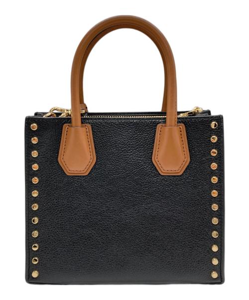 MICHAEL KORS（マイケル・コース）MICHAEL KORS (マイケルコース) 2WAYショルダーバッグ ブラックの古着・服飾アイテム