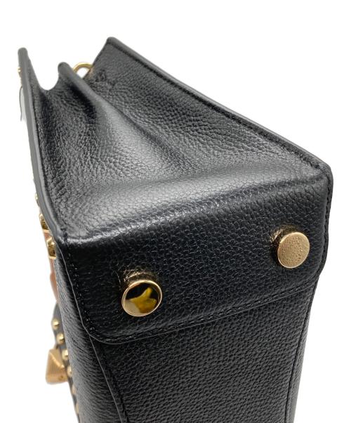 MICHAEL KORS（マイケル・コース）MICHAEL KORS (マイケルコース) 2WAYショルダーバッグ ブラックの古着・服飾アイテム