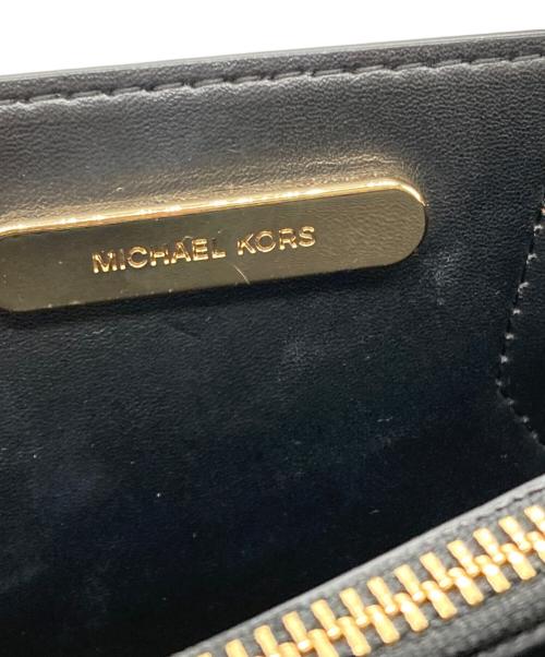 MICHAEL KORS（マイケル・コース）MICHAEL KORS (マイケルコース) 2WAYショルダーバッグ ブラックの古着・服飾アイテム