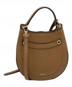 FURLAフルラ）の古着「2WAYスタッズショルダーバッグ」｜ブラウン