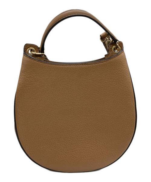 FURLA（フルラ）FURLA (フルラ) 2WAYスタッズショルダーバッグ ブラウンの古着・服飾アイテム