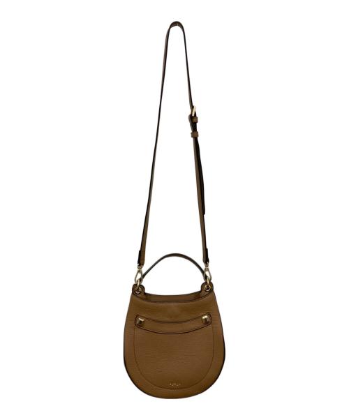 FURLA（フルラ）FURLA (フルラ) 2WAYスタッズショルダーバッグ ブラウンの古着・服飾アイテム