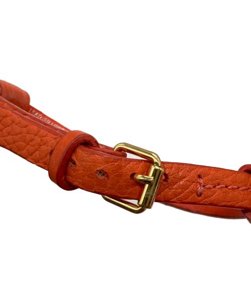 TORY BURCH（トリーバーチ）TORY BURCH (トリーバーチ) サンダル ブラウン×オレンジ サイズ:7の古着・服飾アイテム