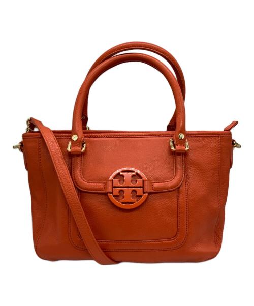 TORY BURCH（トリーバーチ）TORY BURCH (トリーバーチ) 2WAYバッグ オレンジの古着・服飾アイテム