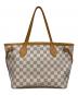 LOUIS VUITTON（ルイ ヴィトン）の古着「ダミエ・アズール　　ネヴァーフルPM」｜ホワイト