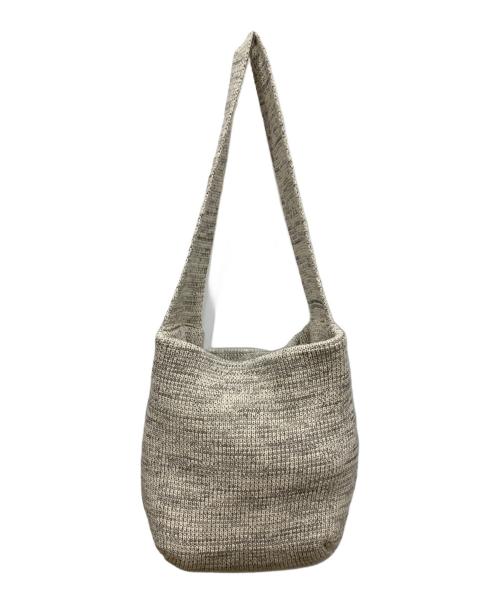 ETRE TOKYO（エトレトウキョウ）ETRE TOKYO (エトレトウキョウ) ショルダーニットバッグ ホワイトの古着・服飾アイテム