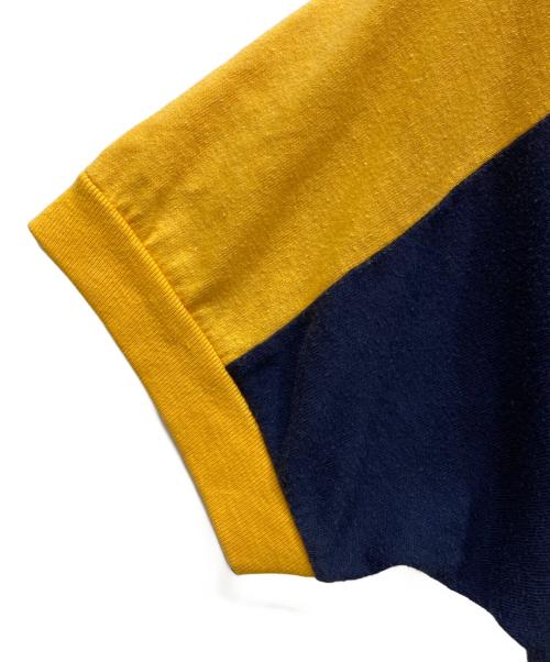 Champion（チャンピオン）Champion (チャンピオン) College Tee ネイビー×イエロー サイズ:Mの古着・服飾アイテム