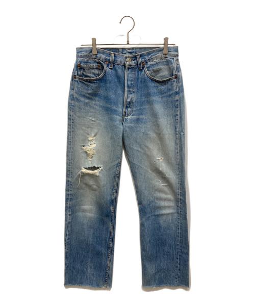 LEVI'S（リーバイス）LEVI'S (リーバイス) 80’ｓ 501カットオフダメージデニムパンツ インディゴ サイズ:W31×L32の古着・服飾アイテム