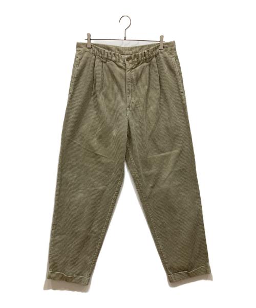 GAP（ギャップ）GAP (ギャップ) 90’ｓ2タックコーデュロイパンツ カーキ サイズ: W36×L32の古着・服飾アイテム