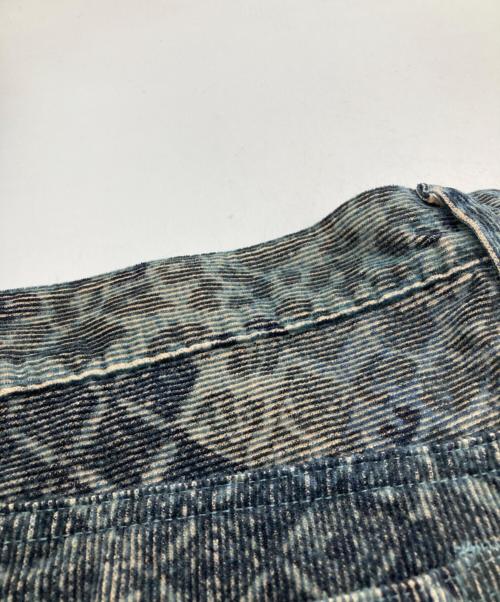 KAPITAL（キャピタル）KAPITAL (キャピタル) レオパードコーデュロイパンツ ネイビー サイズ:28の古着・服飾アイテム