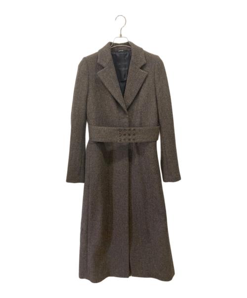 Maison Margiela（メゾンマルジェラ）Maison Margiela (メゾンマルジェラ) ウールチェスターコート ブラウン サイズ:42の古着・服飾アイテム