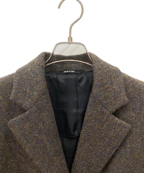 Maison Margiela（メゾンマルジェラ）Maison Margiela (メゾンマルジェラ) ウールチェスターコート ブラウン サイズ:42の古着・服飾アイテム