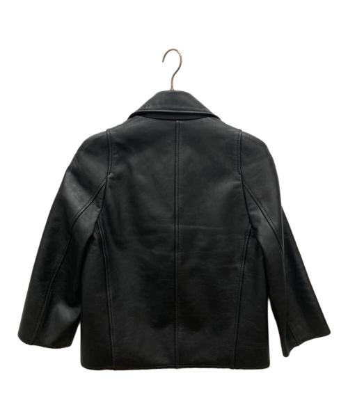 Maison Margiela（メゾンマルジェラ）Maison Margiela (メゾンマルジェラ) カットオフレザーライダースジャケット ブラック サイズ:38の古着・服飾アイテム